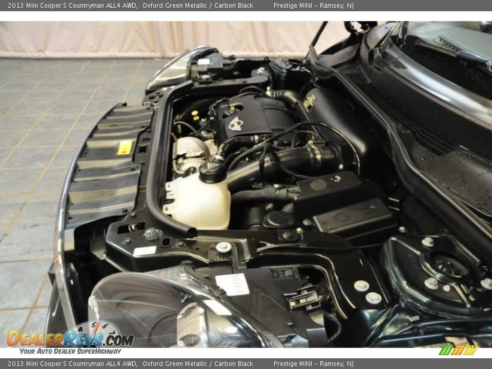 2013 Mini Cooper S Countryman ALL4 AWD Oxford Green Metallic / Carbon Black Photo #35