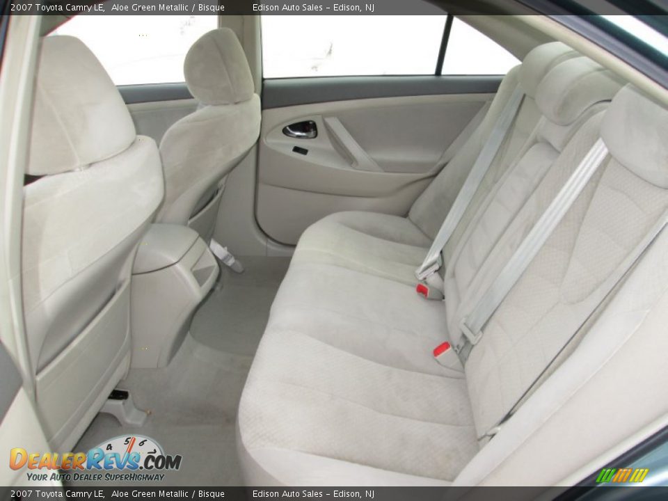 Rear Seat of 2007 Toyota Camry LE Photo #17