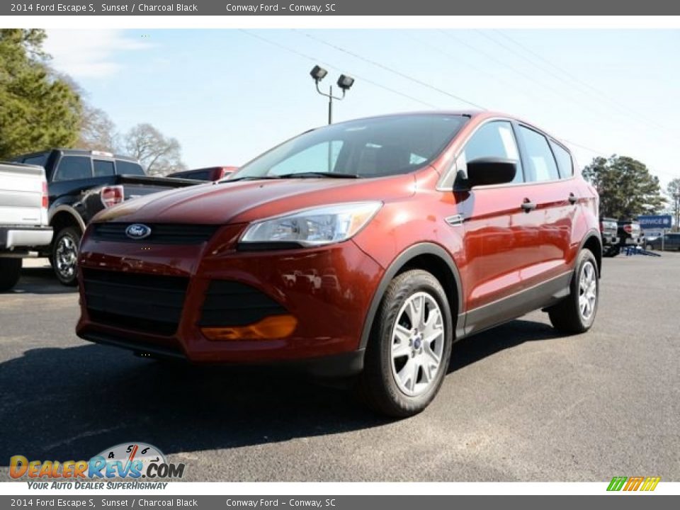 2014 Ford Escape S Sunset / Charcoal Black Photo #1