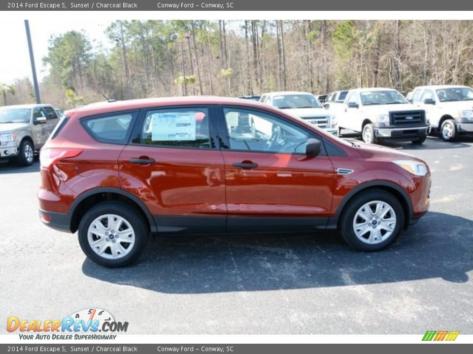 2014 Ford Escape S Sunset / Charcoal Black Photo #4