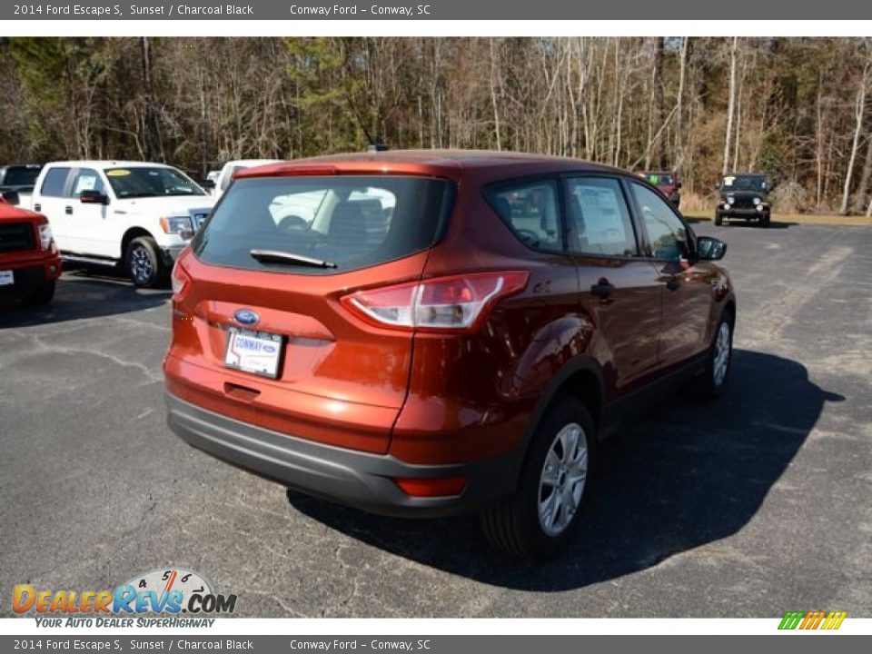 2014 Ford Escape S Sunset / Charcoal Black Photo #5