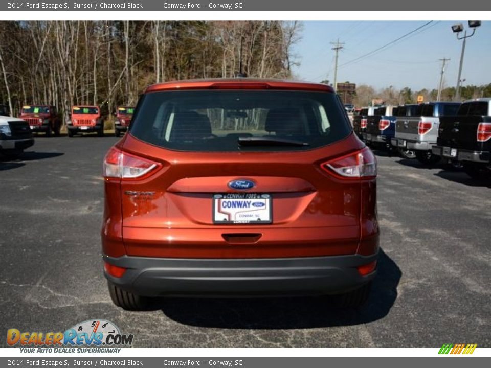 2014 Ford Escape S Sunset / Charcoal Black Photo #6