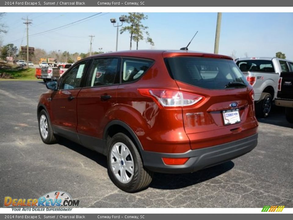 2014 Ford Escape S Sunset / Charcoal Black Photo #7