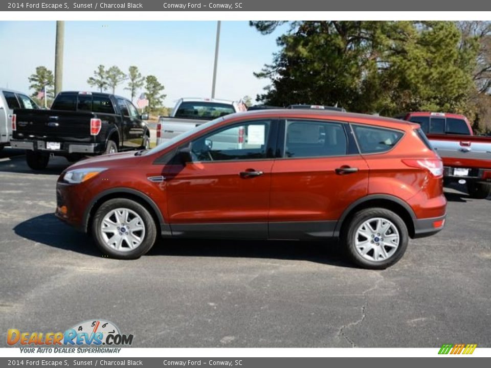 2014 Ford Escape S Sunset / Charcoal Black Photo #8