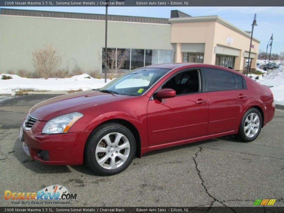2008 Nissan Maxima 3.5 SL Sonoma Sunset Metallic / Charcoal Black Photo #1