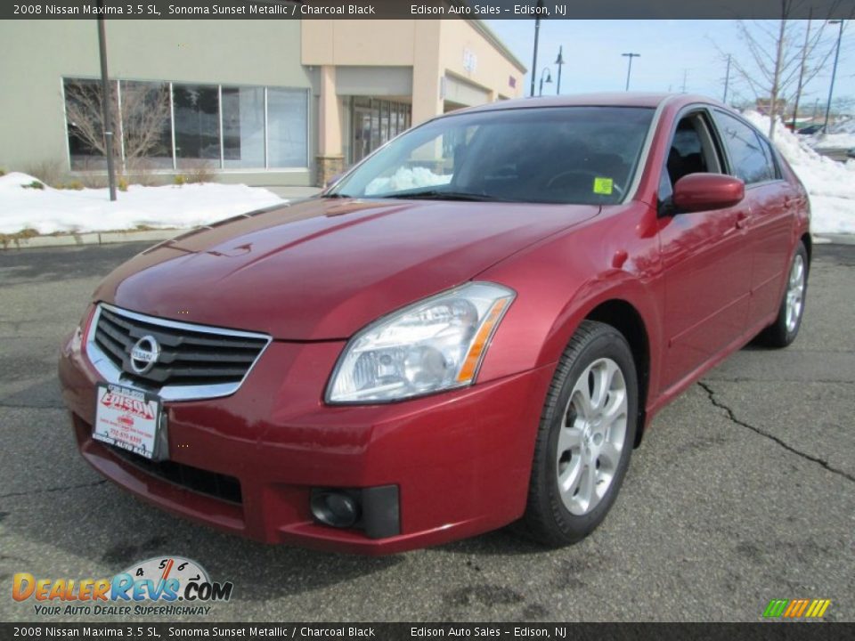 2008 Nissan Maxima 3.5 SL Sonoma Sunset Metallic / Charcoal Black Photo #2