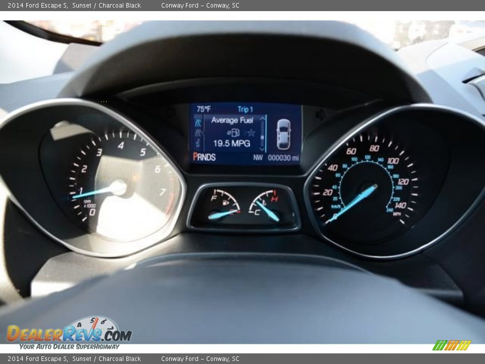 2014 Ford Escape S Sunset / Charcoal Black Photo #21