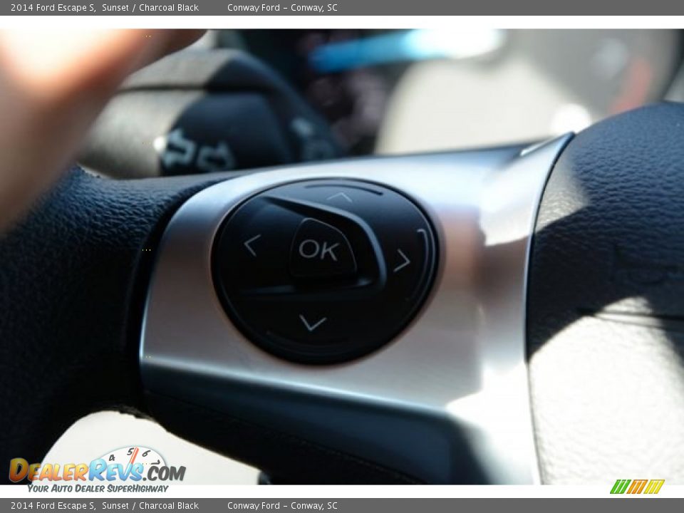 2014 Ford Escape S Sunset / Charcoal Black Photo #22