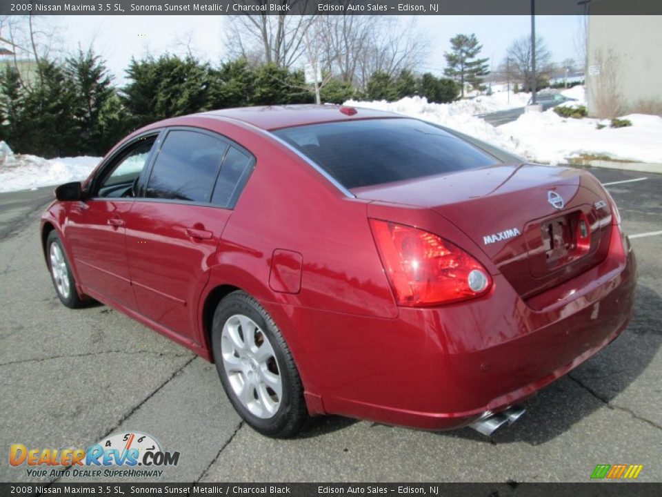 2008 Nissan Maxima 3.5 SL Sonoma Sunset Metallic / Charcoal Black Photo #5
