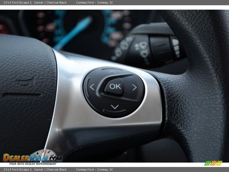 2014 Ford Escape S Sunset / Charcoal Black Photo #24