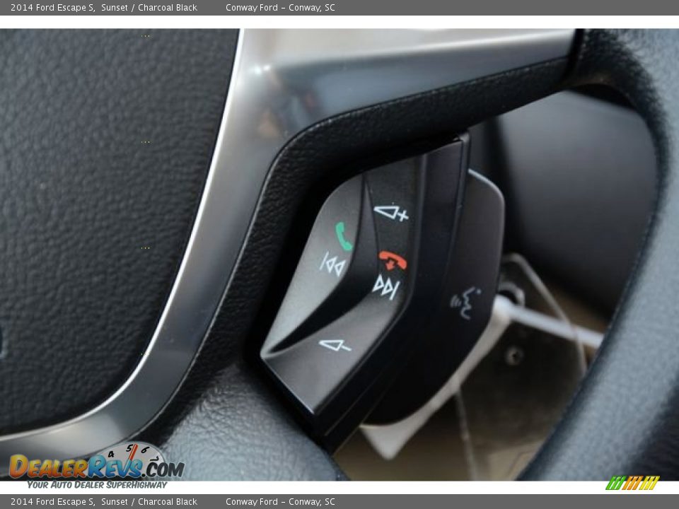 2014 Ford Escape S Sunset / Charcoal Black Photo #25