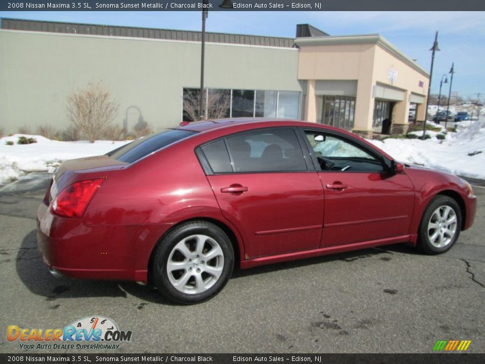 2008 Nissan Maxima 3.5 SL Sonoma Sunset Metallic / Charcoal Black Photo #8