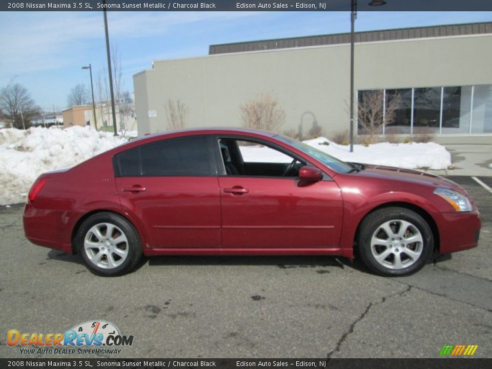 2008 Nissan Maxima 3.5 SL Sonoma Sunset Metallic / Charcoal Black Photo #9
