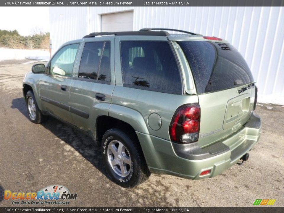 Silver Green Metallic 2004 Chevrolet TrailBlazer LS 4x4 Photo #6