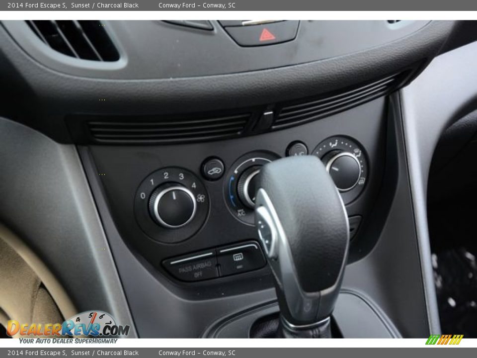 2014 Ford Escape S Sunset / Charcoal Black Photo #28