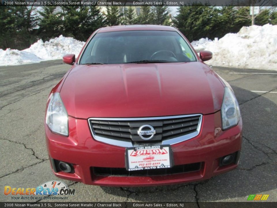 2008 Nissan Maxima 3.5 SL Sonoma Sunset Metallic / Charcoal Black Photo #12