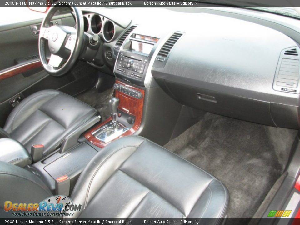 2008 Nissan Maxima 3.5 SL Sonoma Sunset Metallic / Charcoal Black Photo #16