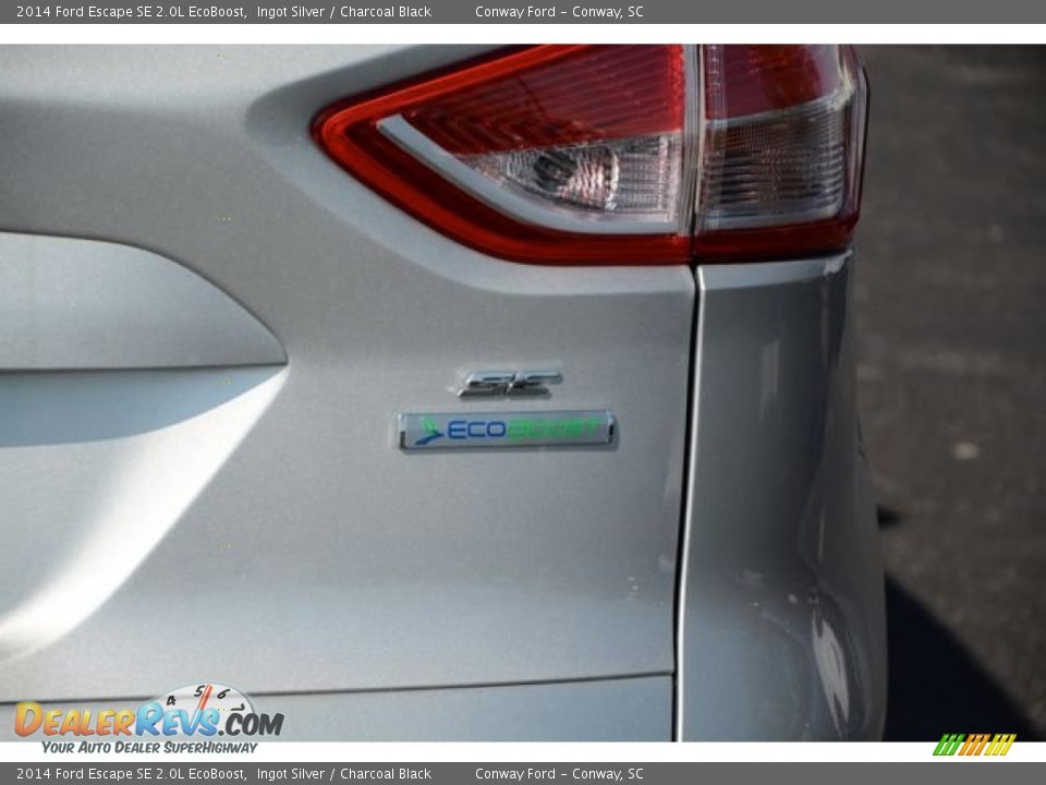 2014 Ford Escape SE 2.0L EcoBoost Ingot Silver / Charcoal Black Photo #7