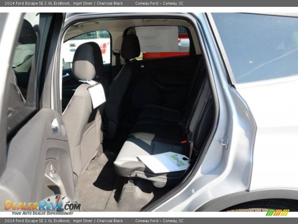 2014 Ford Escape SE 2.0L EcoBoost Ingot Silver / Charcoal Black Photo #12
