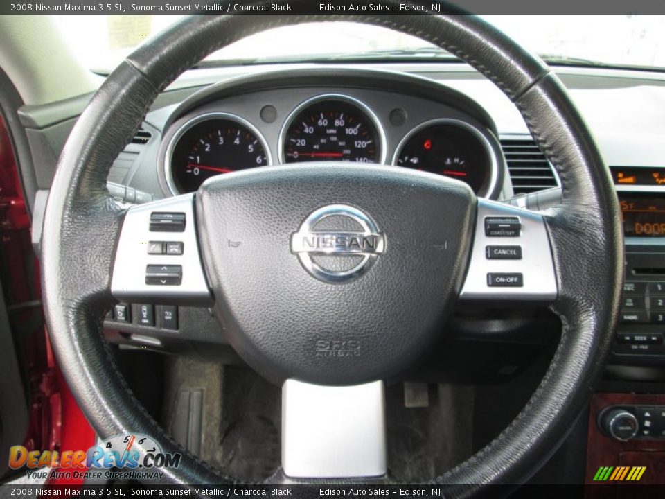 2008 Nissan Maxima 3.5 SL Steering Wheel Photo #23