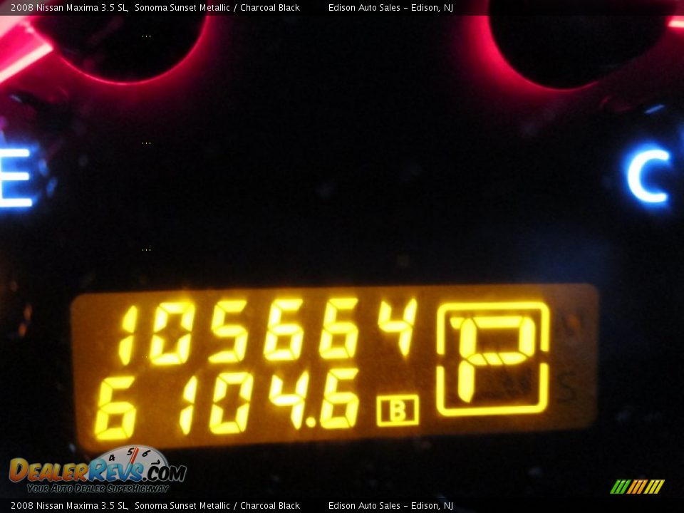 2008 Nissan Maxima 3.5 SL Sonoma Sunset Metallic / Charcoal Black Photo #24