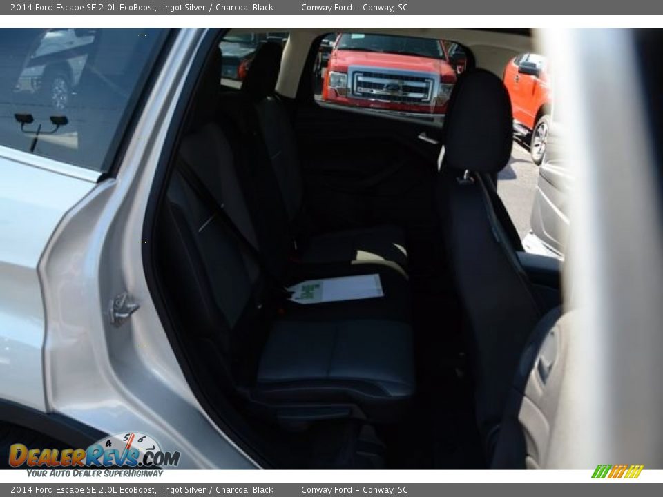 2014 Ford Escape SE 2.0L EcoBoost Ingot Silver / Charcoal Black Photo #16
