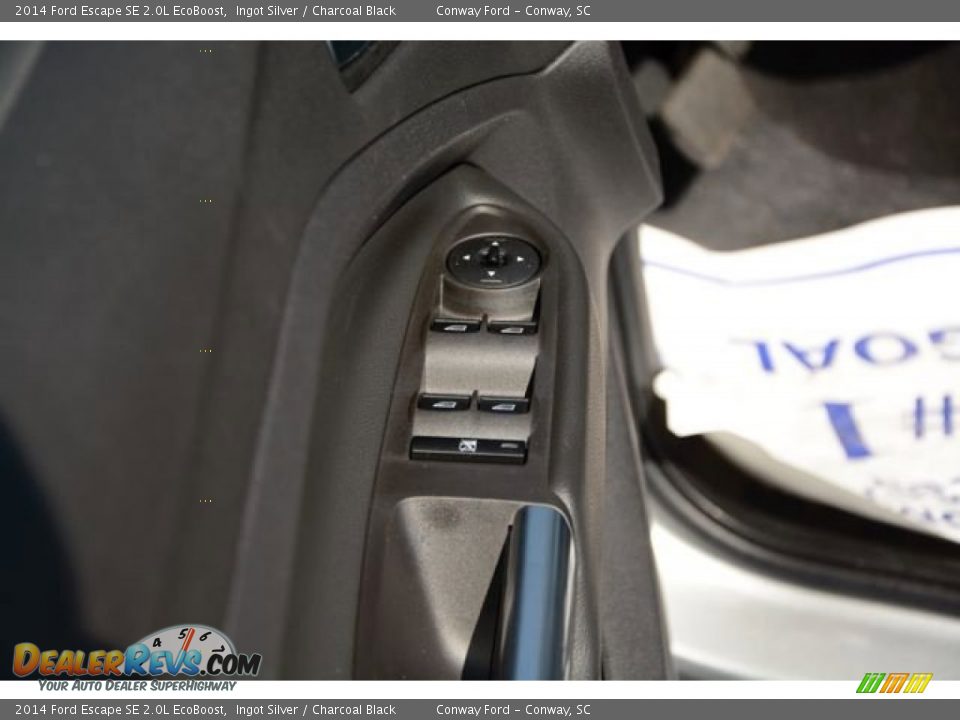 2014 Ford Escape SE 2.0L EcoBoost Ingot Silver / Charcoal Black Photo #20