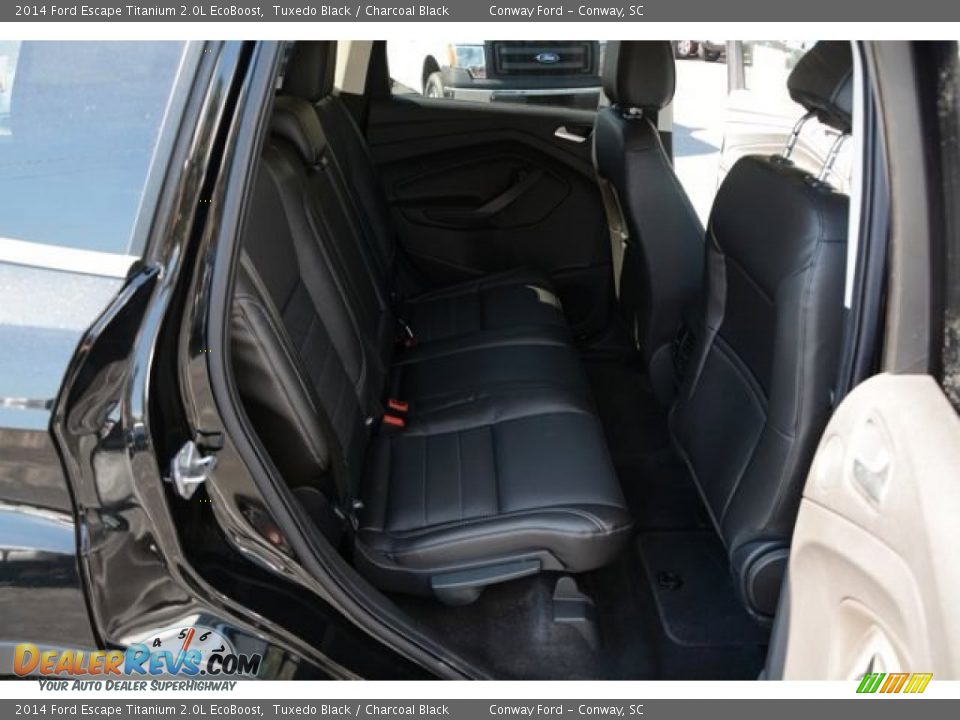 2014 Ford Escape Titanium 2.0L EcoBoost Tuxedo Black / Charcoal Black Photo #15