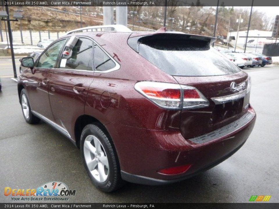 2014 Lexus RX 350 AWD Claret Mica / Parchment Photo #2