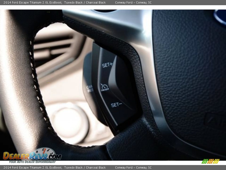 2014 Ford Escape Titanium 2.0L EcoBoost Tuxedo Black / Charcoal Black Photo #24