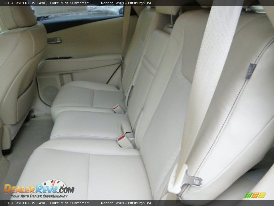 2014 Lexus RX 350 AWD Claret Mica / Parchment Photo #11