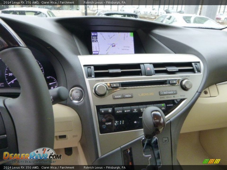 2014 Lexus RX 350 AWD Claret Mica / Parchment Photo #17