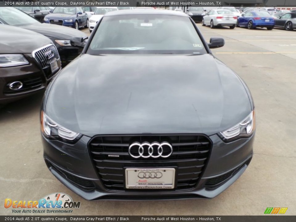 2014 Audi A5 2.0T quattro Coupe Daytona Gray Pearl Effect / Black Photo #2