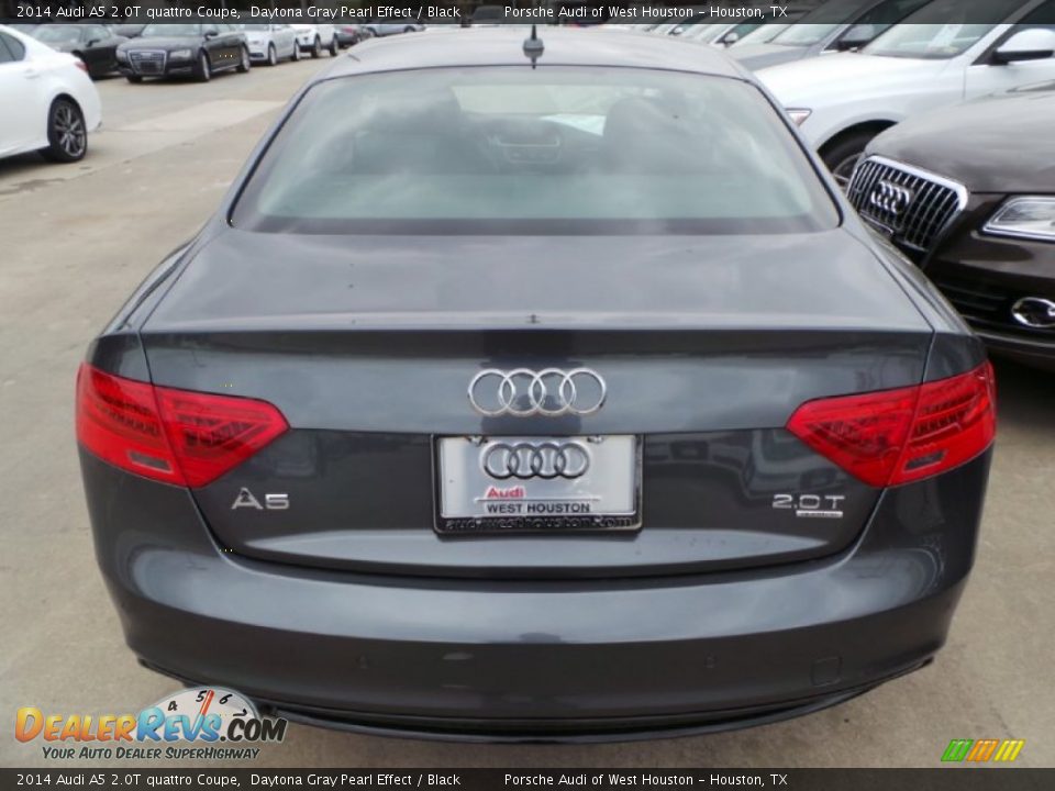 2014 Audi A5 2.0T quattro Coupe Daytona Gray Pearl Effect / Black Photo #6