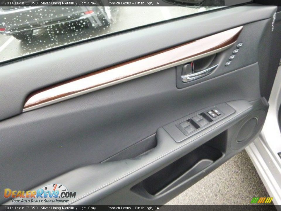 2014 Lexus ES 350 Silver Lining Metallic / Light Gray Photo #13
