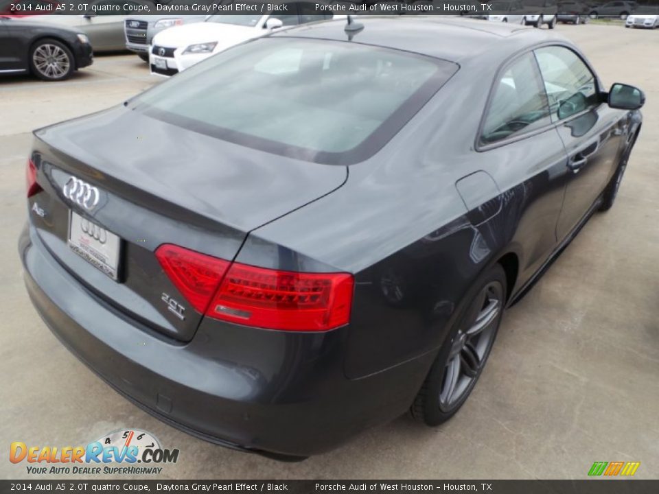 2014 Audi A5 2.0T quattro Coupe Daytona Gray Pearl Effect / Black Photo #7