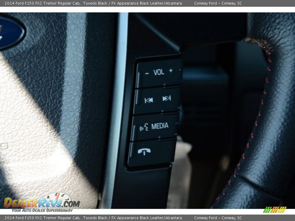 2014 Ford F150 FX2 Tremor Regular Cab Tuxedo Black / FX Appearance Black Leather/Alcantara Photo #17