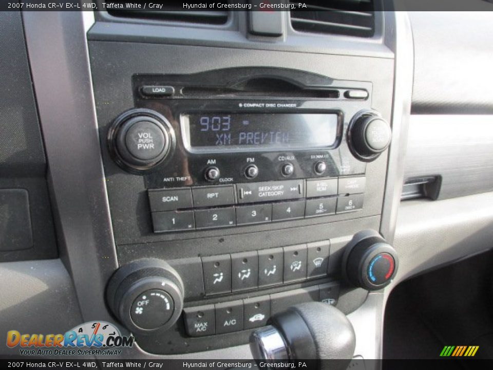 2007 Honda CR-V EX-L 4WD Taffeta White / Gray Photo #15
