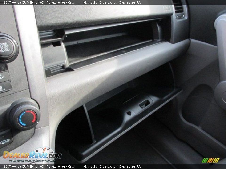 2007 Honda CR-V EX-L 4WD Taffeta White / Gray Photo #19
