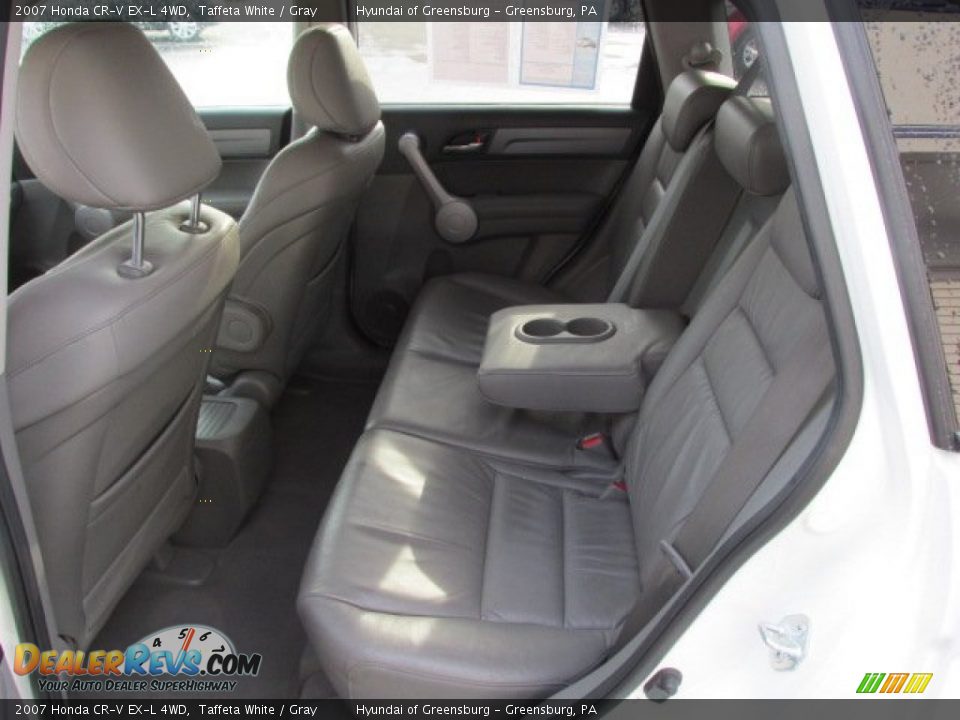 2007 Honda CR-V EX-L 4WD Taffeta White / Gray Photo #20
