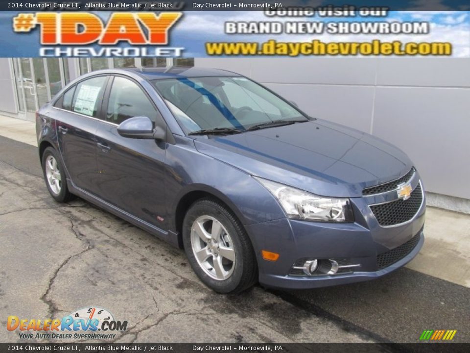 2014 Chevrolet Cruze LT Atlantis Blue Metallic / Jet Black Photo #1