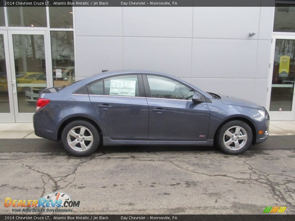 2014 Chevrolet Cruze LT Atlantis Blue Metallic / Jet Black Photo #2