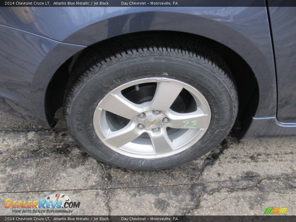 2014 Chevrolet Cruze LT Atlantis Blue Metallic / Jet Black Photo #3