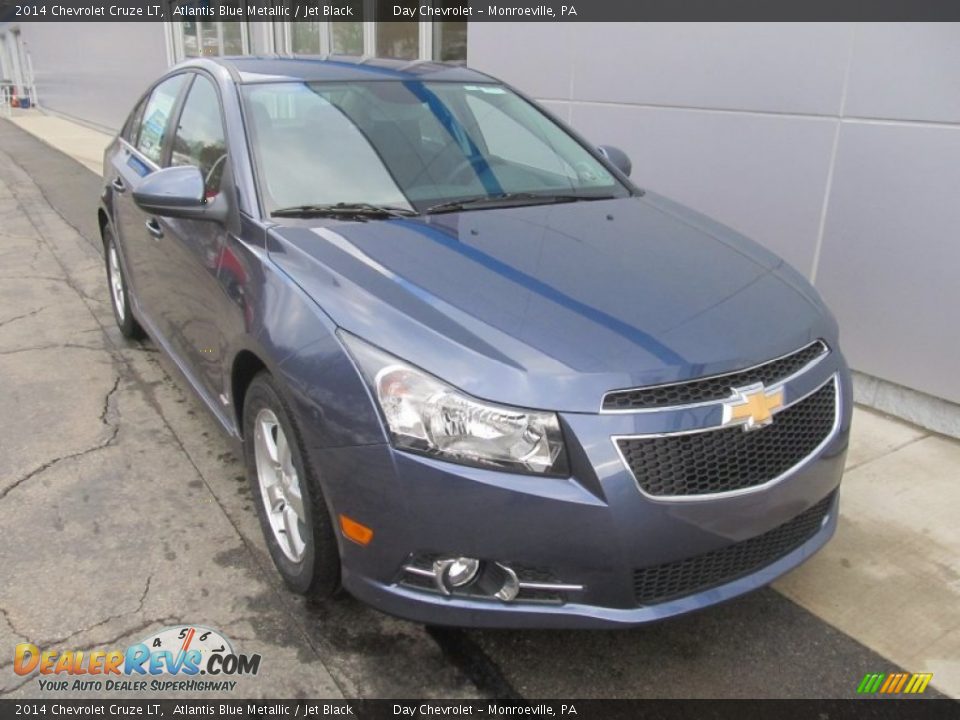 2014 Chevrolet Cruze LT Atlantis Blue Metallic / Jet Black Photo #9
