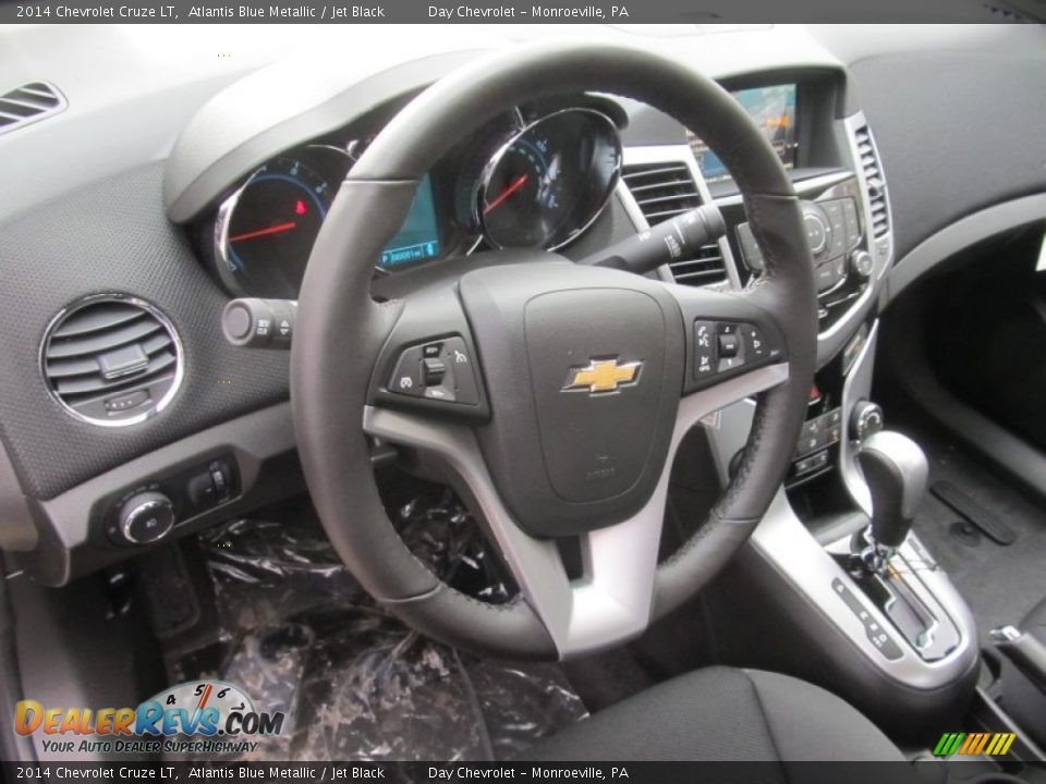 2014 Chevrolet Cruze LT Atlantis Blue Metallic / Jet Black Photo #13