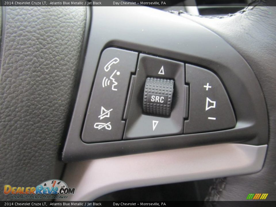 2014 Chevrolet Cruze LT Atlantis Blue Metallic / Jet Black Photo #16