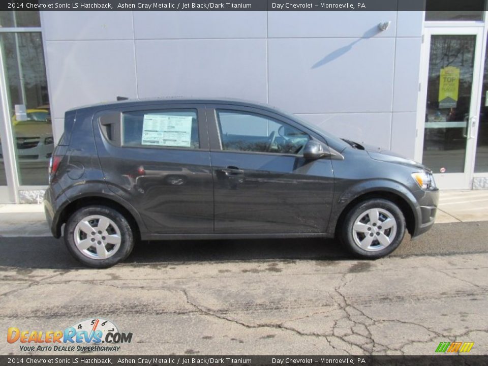 2014 Chevrolet Sonic LS Hatchback Ashen Gray Metallic / Jet Black/Dark Titanium Photo #2