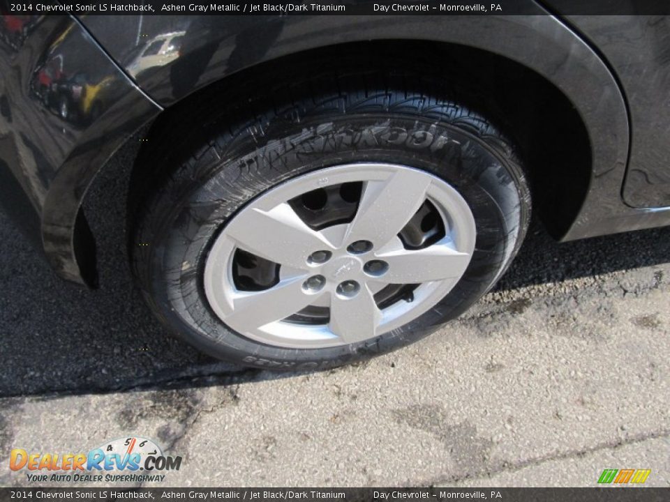 2014 Chevrolet Sonic LS Hatchback Ashen Gray Metallic / Jet Black/Dark Titanium Photo #3