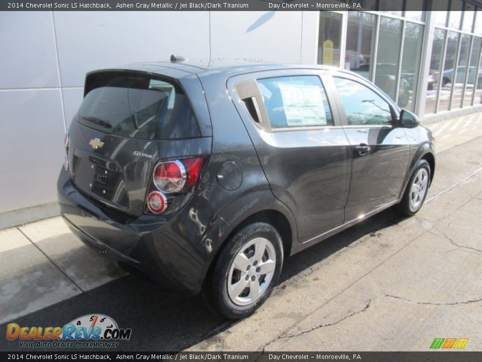 2014 Chevrolet Sonic LS Hatchback Ashen Gray Metallic / Jet Black/Dark Titanium Photo #4