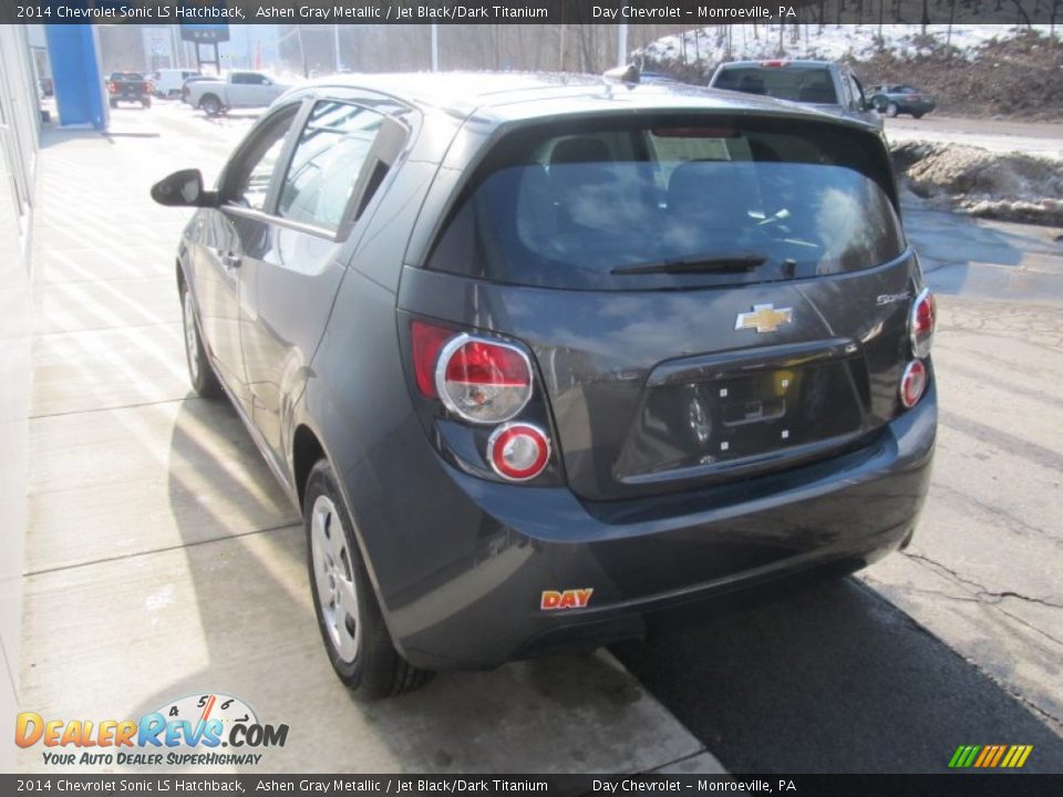 2014 Chevrolet Sonic LS Hatchback Ashen Gray Metallic / Jet Black/Dark Titanium Photo #6